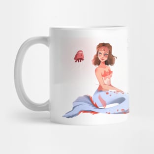 Mermaid and Jellyfish Mug